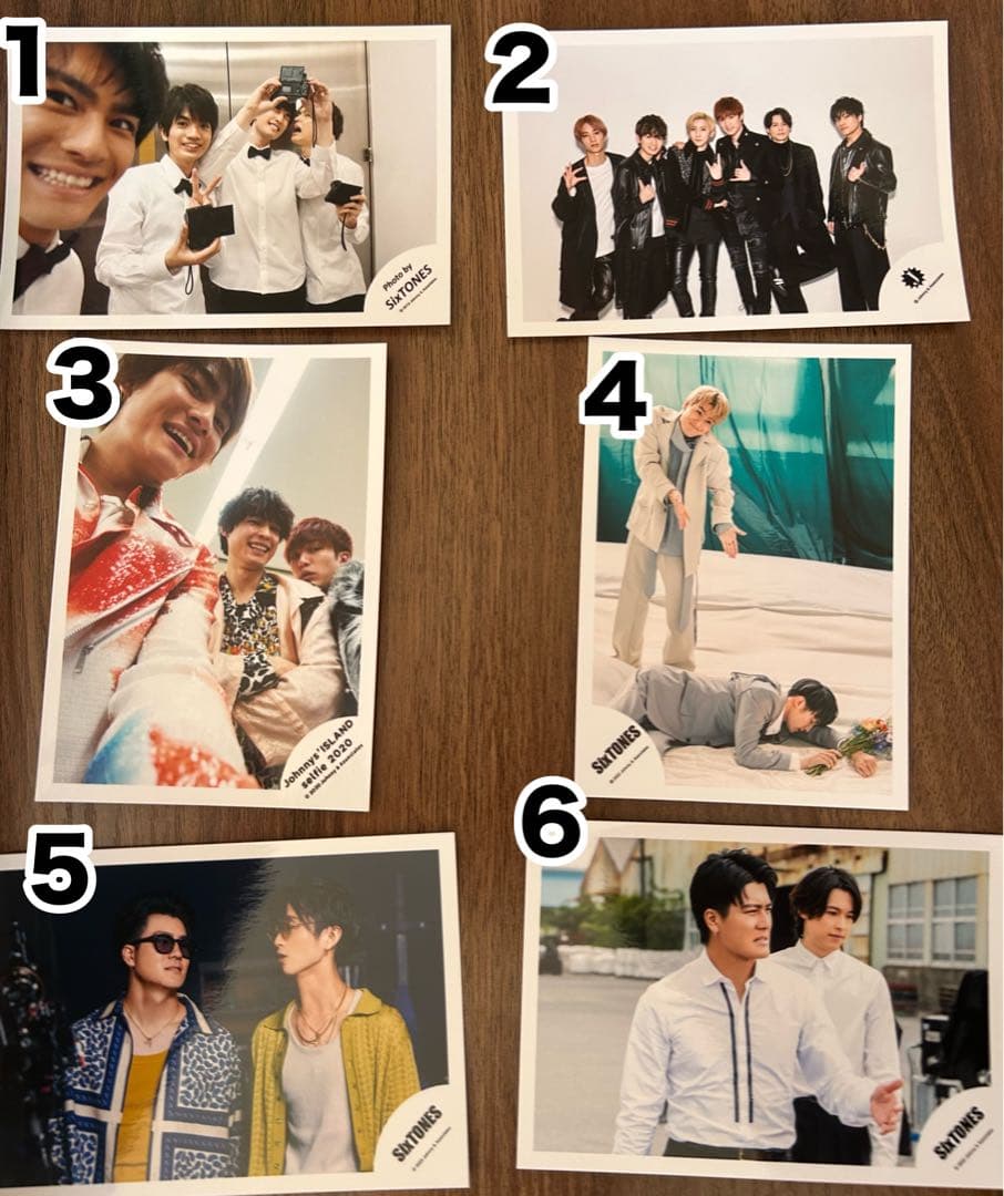 SixTONES 集合・混合 公式写真 - メルカリ
