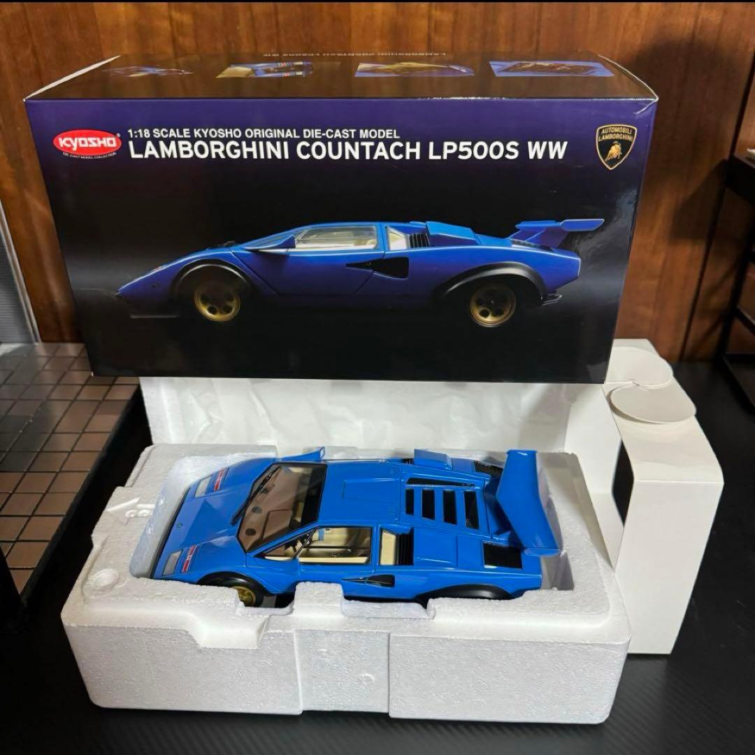 絶版未展示品 京商 1/18 ランボルギーニ カウンタック LP500S WW