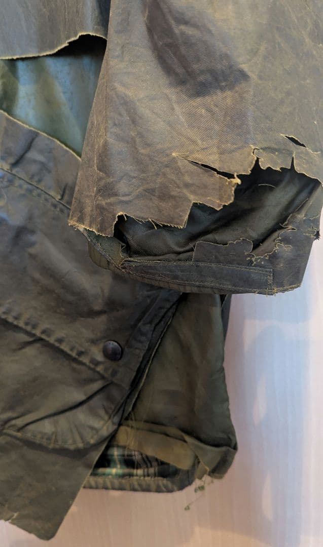 ジャンク品　２ワラントBarbour　GAMEFAIR 　リメイク、リペア用