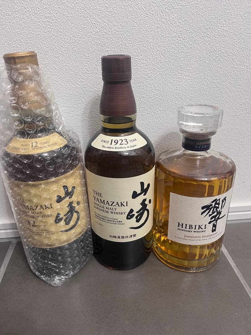 山崎12年と山崎NV 響 ジャパニーズハーモニーのセット 合計3本 - メルカリ