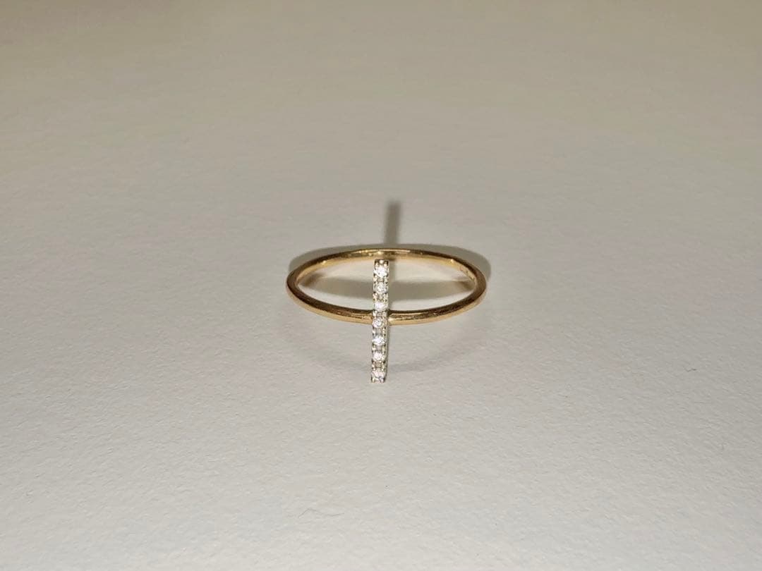 PAS TIERRA Briller k10 ベラバーダイヤモンドリング 11号