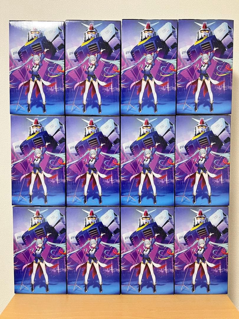 初音ミク ガンダム45周年×初音ミク フィギュア　12個セット