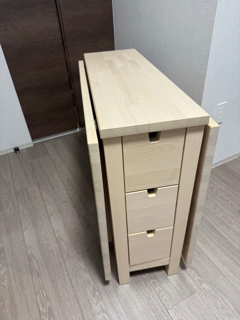 【IKEA NORDEN ノールデン ゲートレッグテーブル／バーチ】