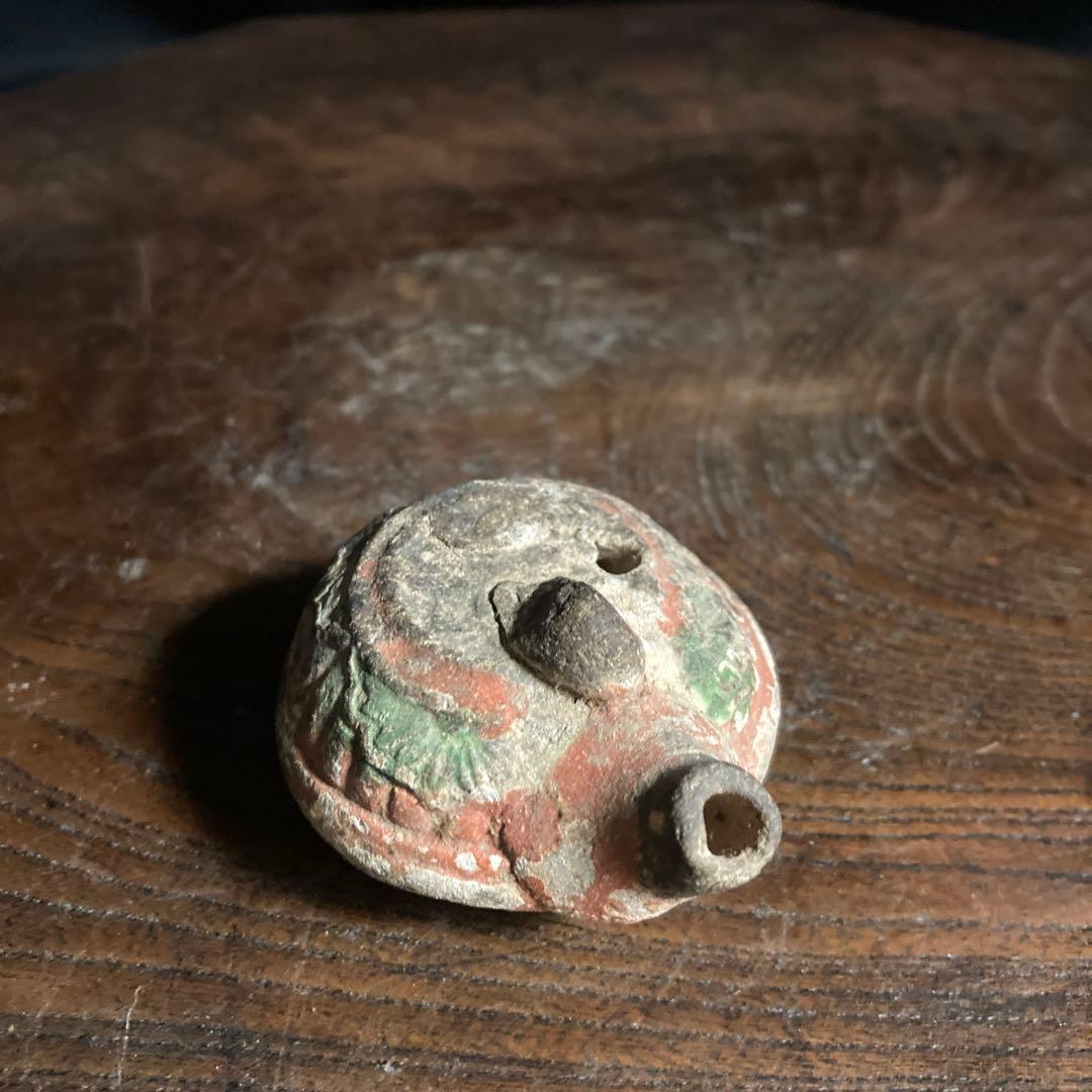 新年赤札セール❗️【ギャラリー三益】古美術　宋代磁州窯　古赤絵水滴