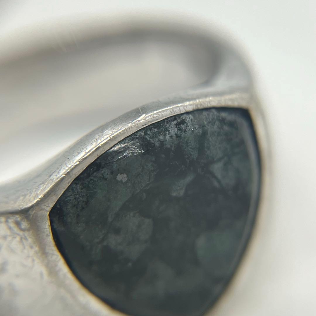 トムウッド TOMWOOD シールド グリーンマーブルリング 21号 SV925