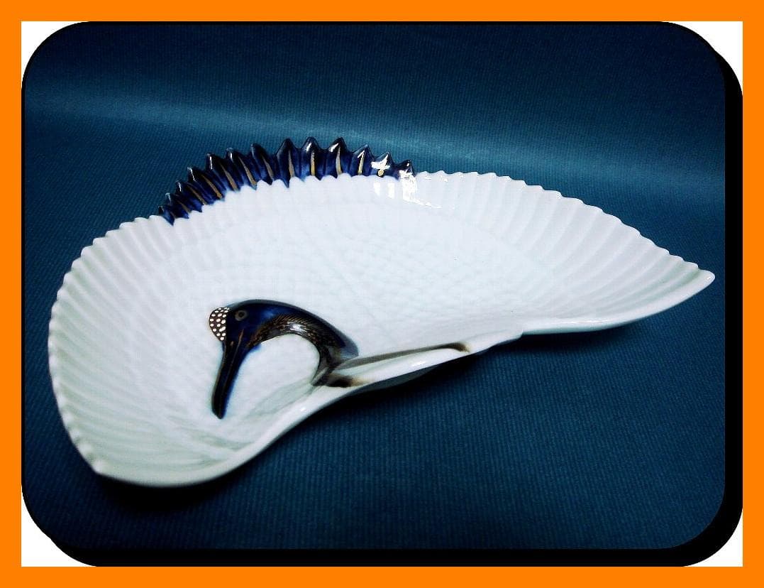 840『鶴形 三ッ足皿』 /骨董品 古美術 古玩 アンティークの通販はau