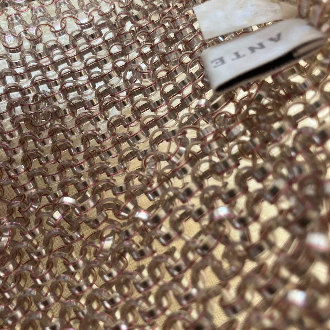 アンテプリマ シルバーピンク ワイヤーバッグ