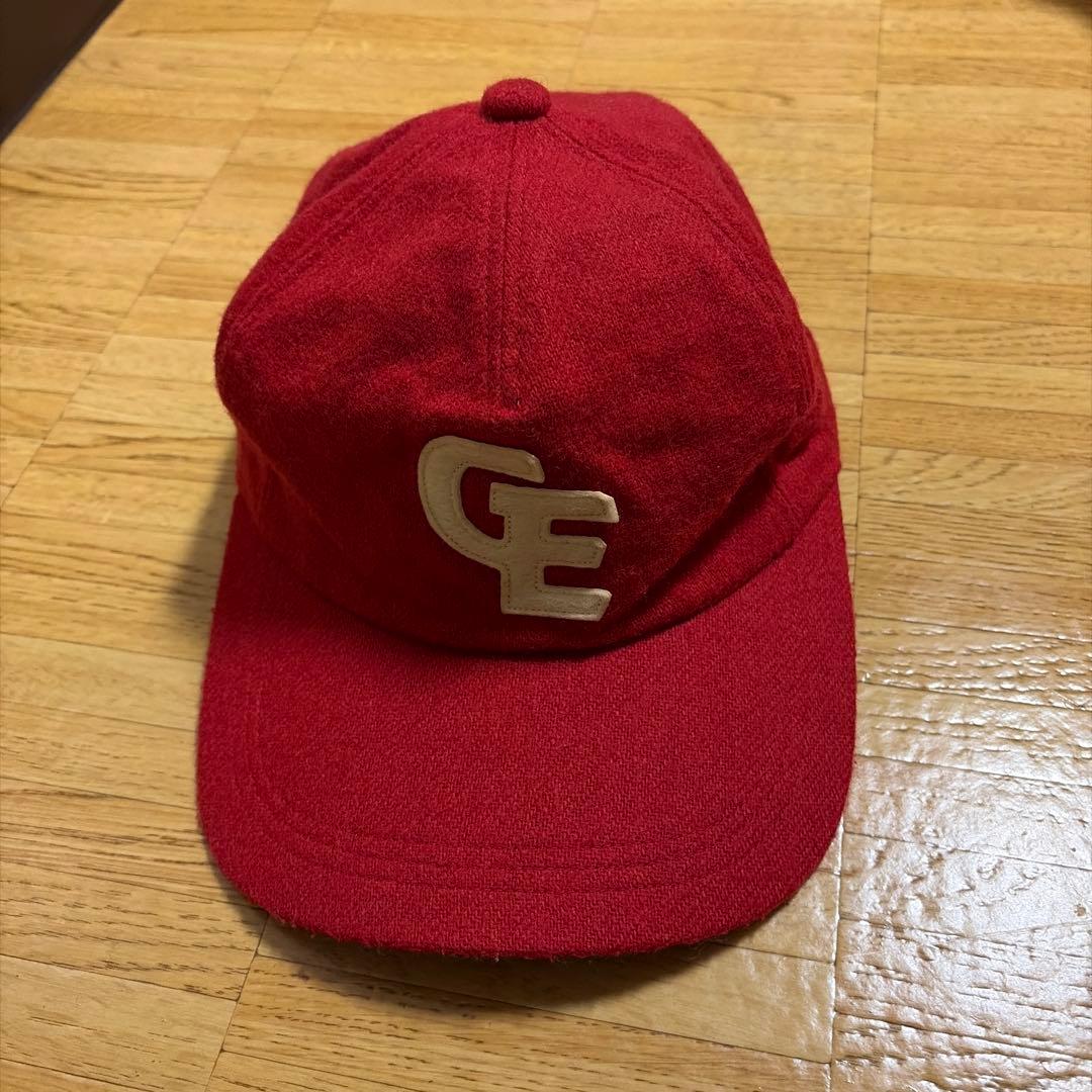 GOOD ENOUGH 初期 フェルト グッドイナフ ウールキャップ レッド