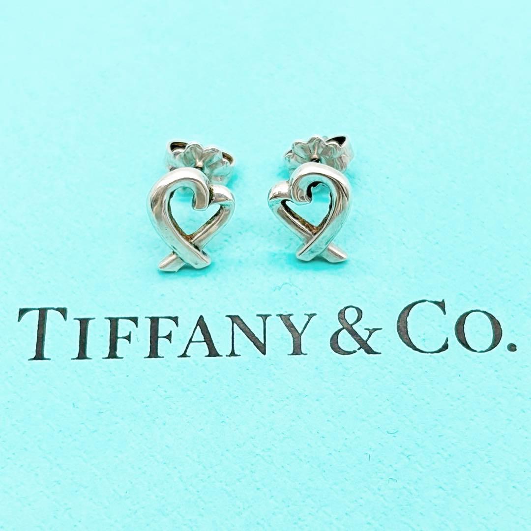 美品◎ ティファニー ラビングハート ピアス 両耳 シルバー925 - メルカリ