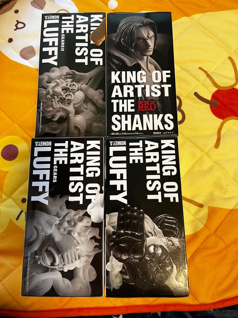 ワンピースフィギュア　KING OF ARTIST ニカ　ルフィ　シャンクス