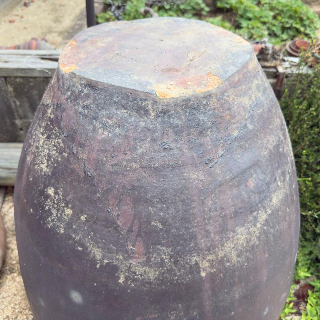 ツボ　メダカ　睡蓮　庭　壺　風情　陶器製 鉢 大甕　甕　水甕　水瓶　インテリア