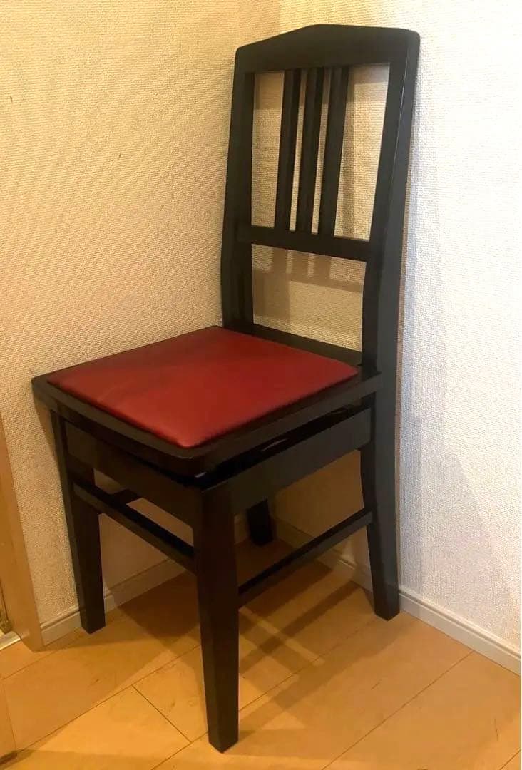 中古】ヤマハ背付ピアノ椅子(送料込み)トムソン椅子