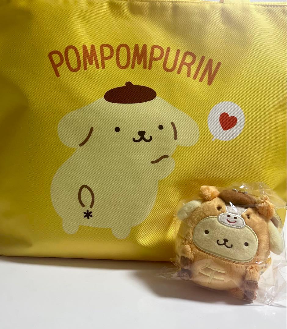 サンリオ福袋2026 ポムポムプリン 干支マスコットホルダー トート