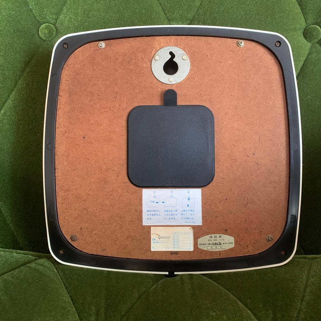 SEIKO クォーツ 掛け時計 70sスペースエイジ レトロ