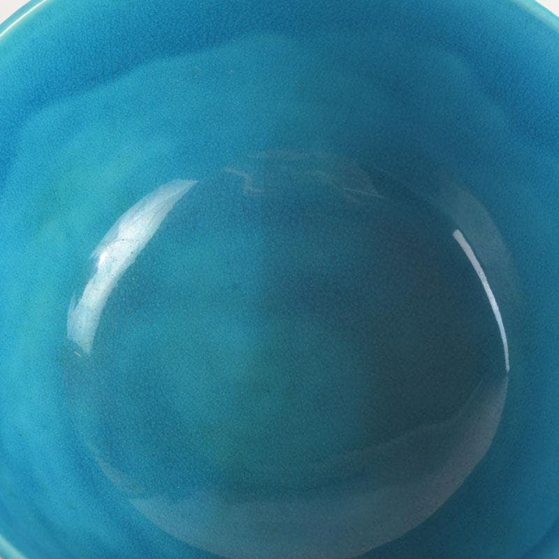 御庭焼 南紀偕楽園製 交趾 花草文 菓子鉢 共箱 V 9513