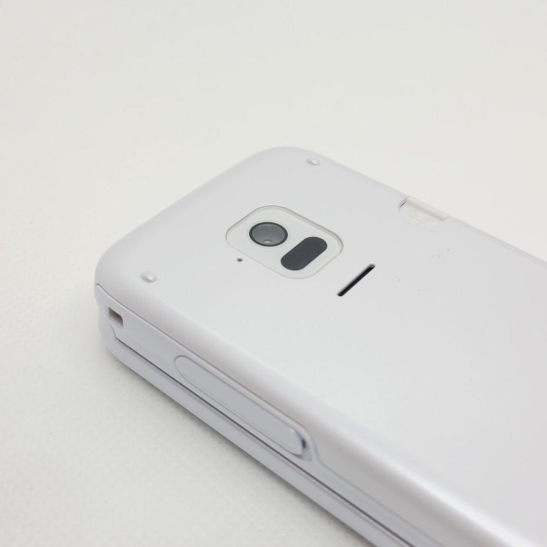 SIMフリー 富士通 らくらくホン F-01M ホワイト 新品バッテリー