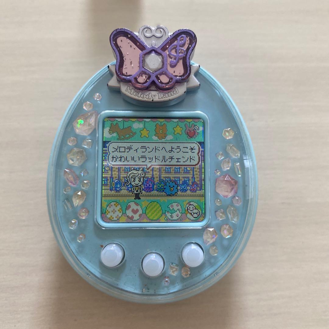 たまごっちピース ブルー 本体 たまデコピアス メロディランド ベイビーチェンジ