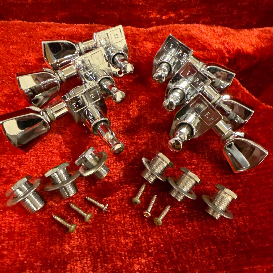 ギター ALLPARTS Grover Chrome Locking Tuners