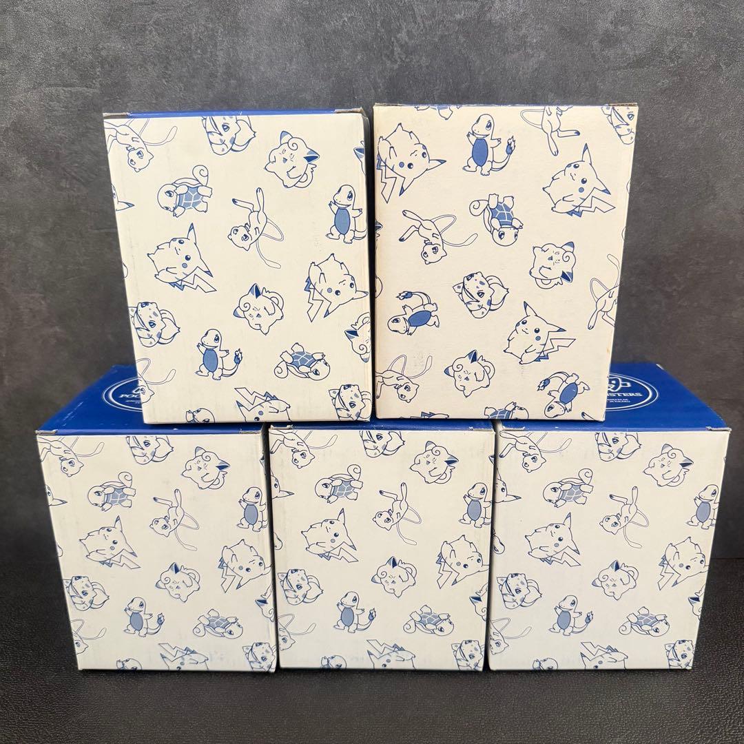 レトロ・希少】ポケモン 貯金箱 陶器製 5体＋アミューズメント2体 Lサイズ