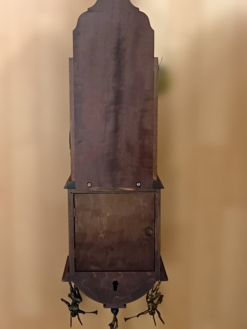 【ジャンク品】アンティーク WUBA 壁掛け 時計