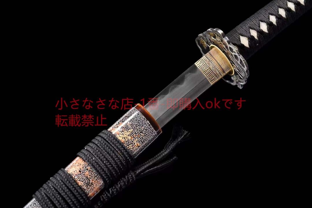 ウズ鋼焼刃武士刀『夜蒼魂』 古兵器 武具 刀装具 日本刀 模造刀 居合刀