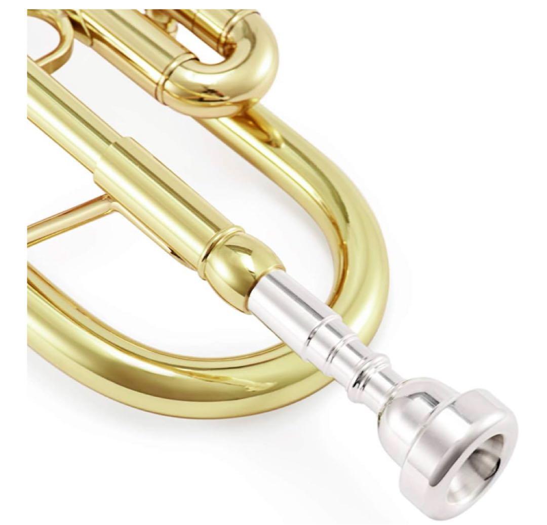 新品同様★Eastarトランペット一式ケース付 Bb調 初心者 ゴールド吹奏楽