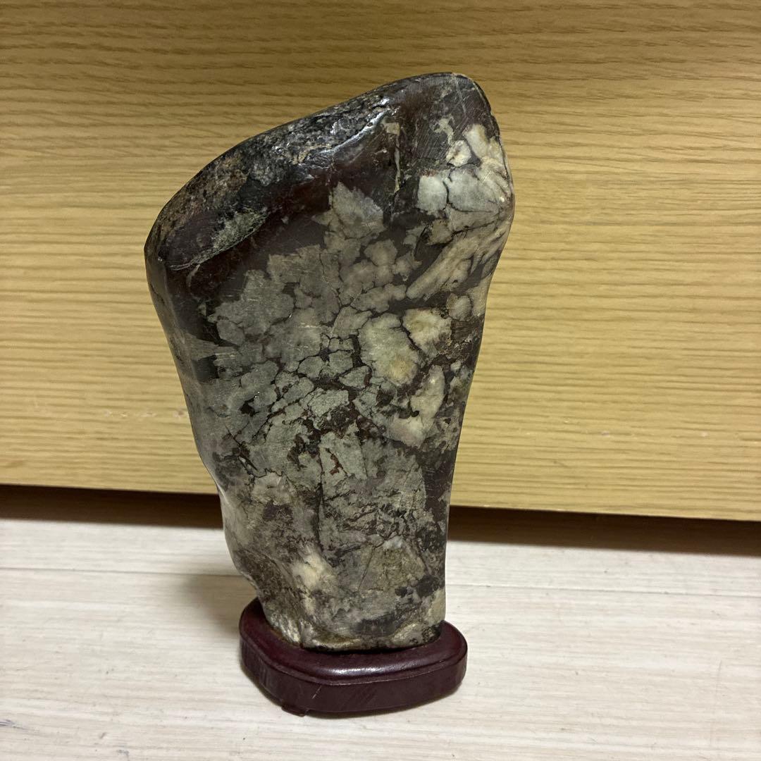 極美品】☆ 鑑賞石 菊花石 水石 盆石 - メルカリ