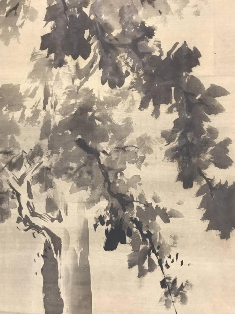 【真作】高嵩谷/田家馬子図/馬図/掛軸/名家伝来/AC-173