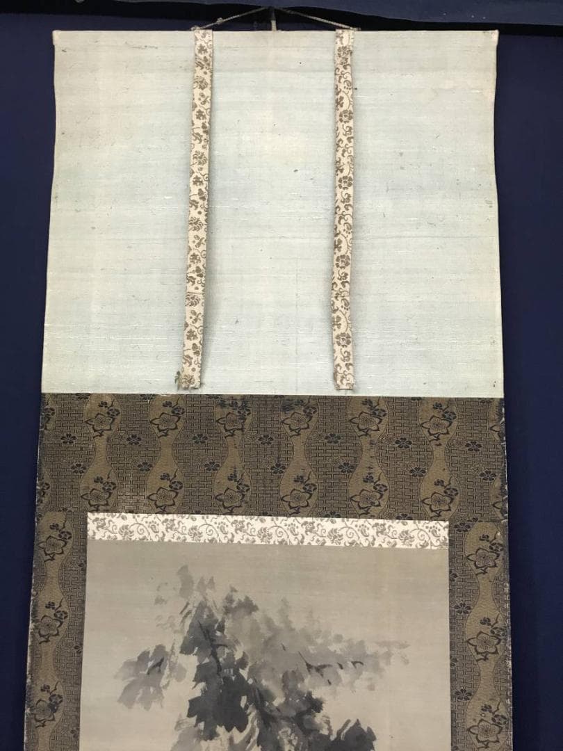 【真作】高嵩谷/田家馬子図/馬図/掛軸/名家伝来/AC-173