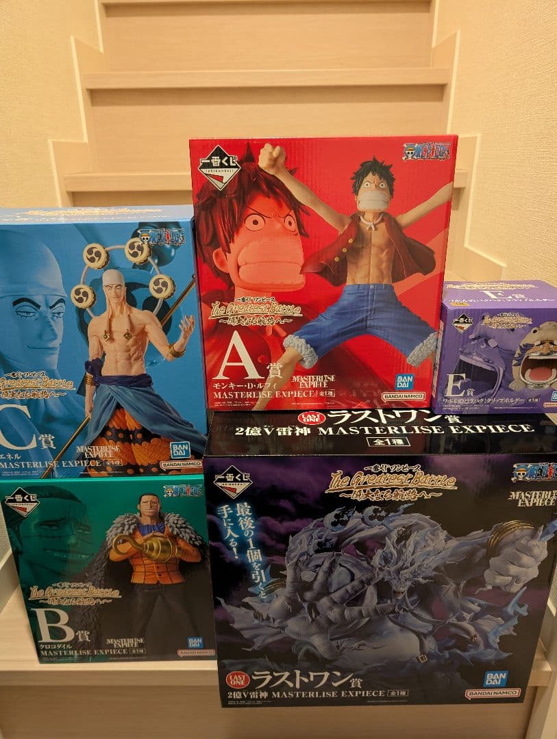 ワンピース 一番くじ ラストワン賞 2億V雷神 C賞 エネル D賞 ロブ・ルッチ