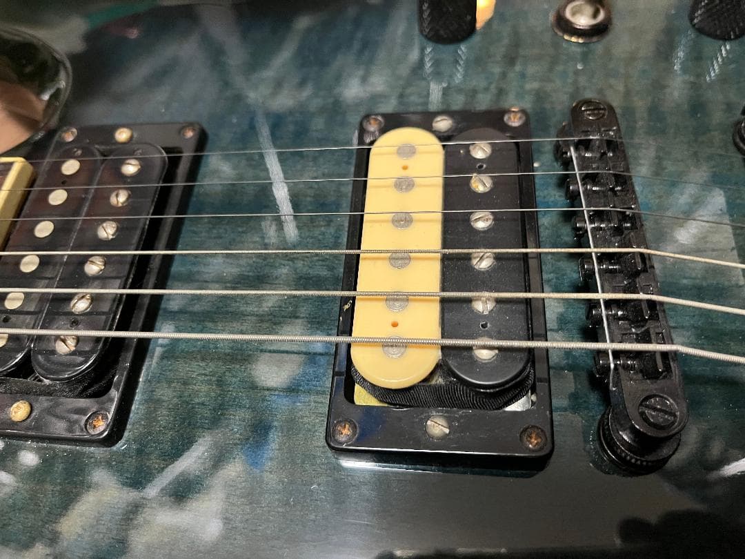 B.C.RICH モッキンバード シースルーブラック 虎目 ディマジオ ケース付