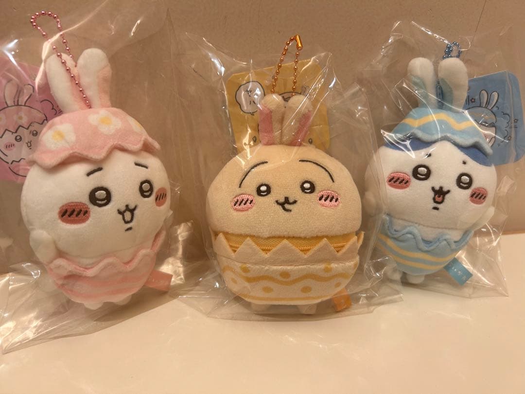 ちいかわらんど そろそろイースターなマスコット ちいかわ ハチワレ うさぎ