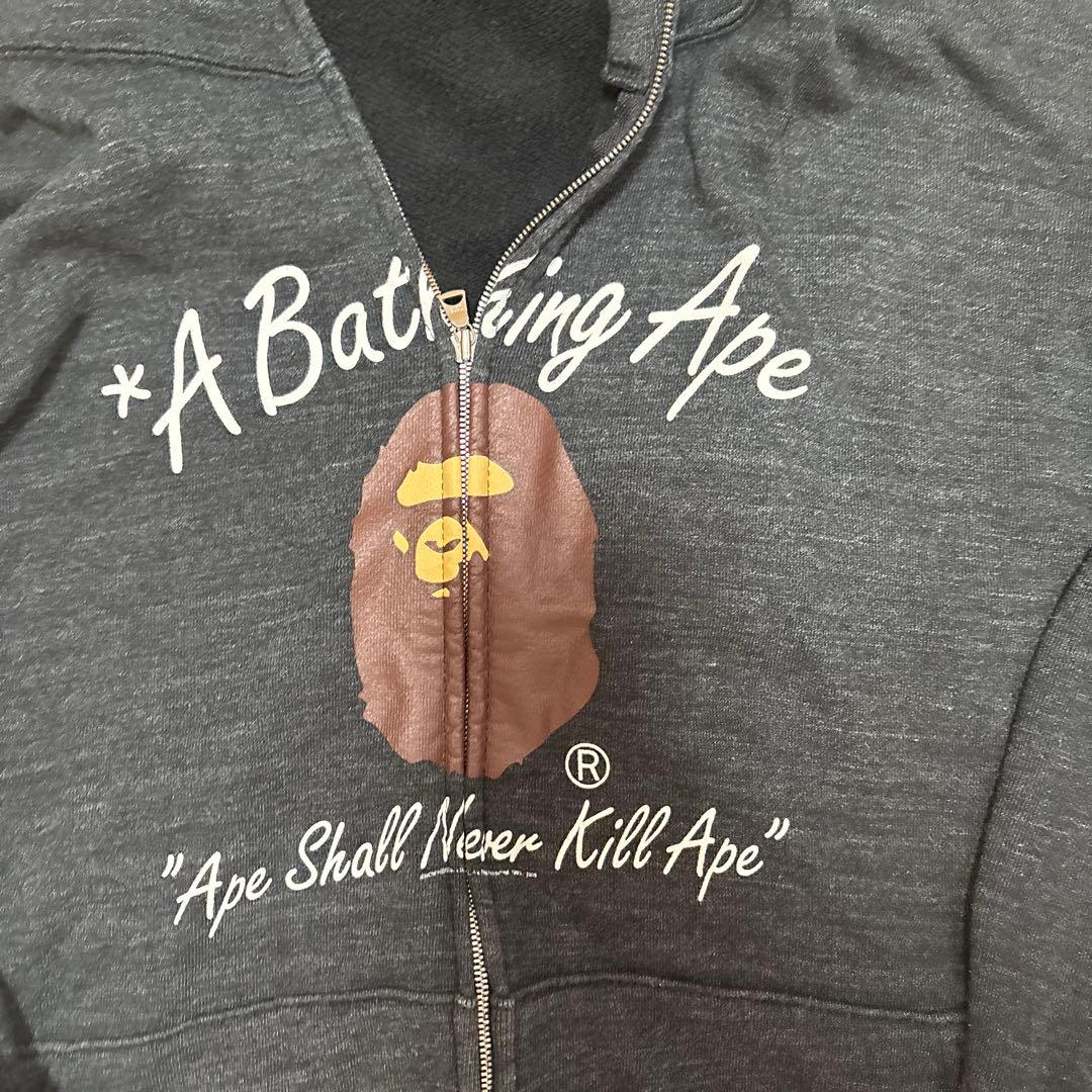 A Bathing Ape ダークグレー パーカー