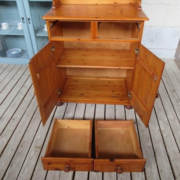 イギリス アンティーク 家具 ドレッサー カップボード キャビネット 6052e