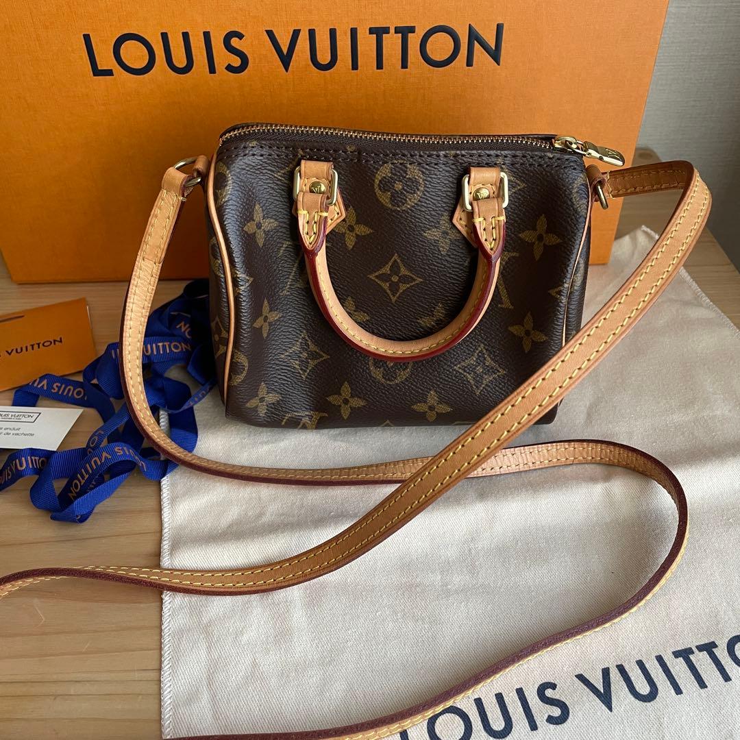 【美品】Louis Vuitton ナノスピーディ モノグラム 入手困難