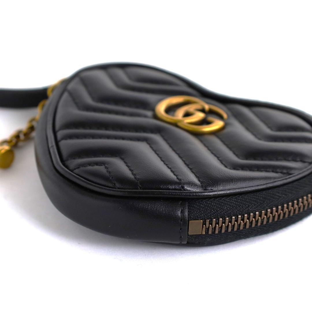 未使用級‼️ GUCCI GG ハートシェイプ マーモント レザー ケース