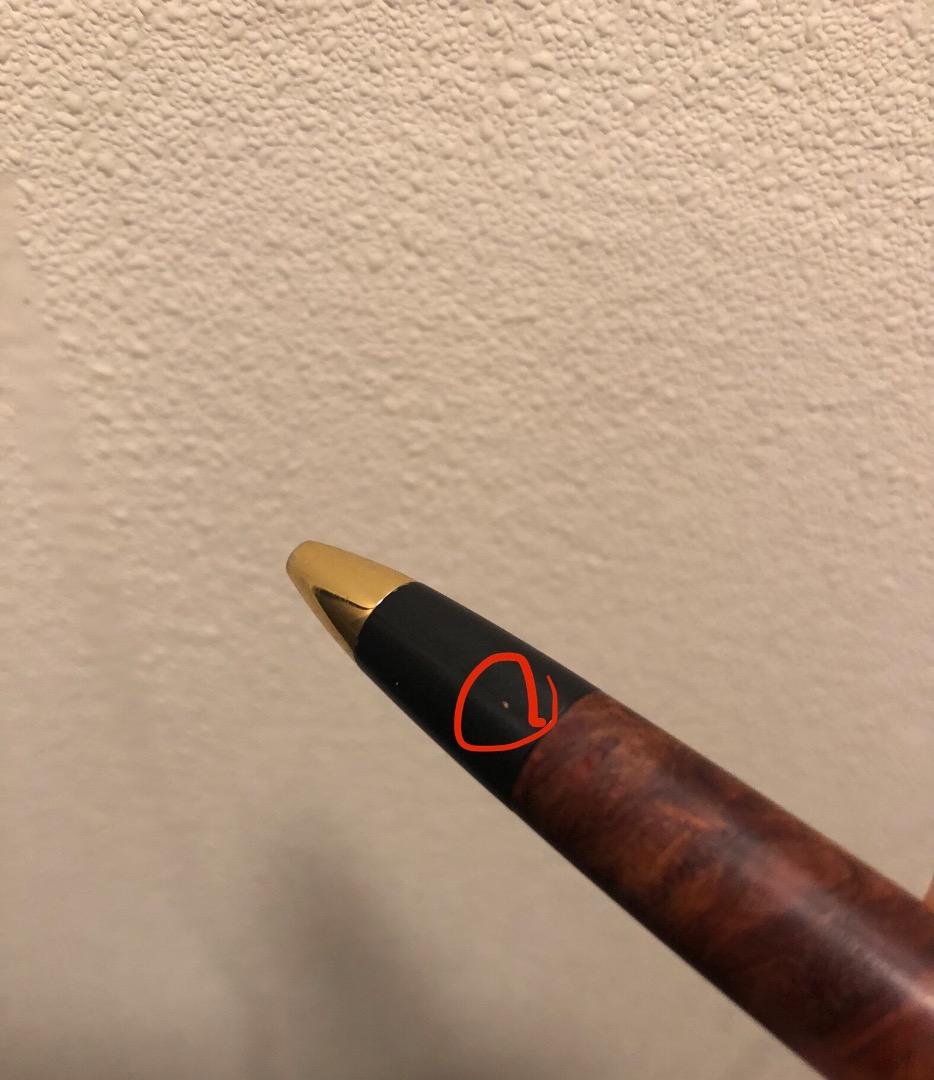 ボナンペン　花梨瘤真鍮0.5ミリ