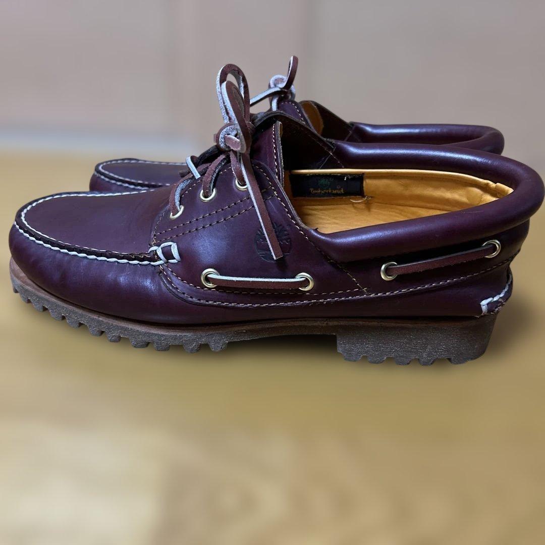 Timberland 3EYE CLASSIC LUG バーガンディ　27