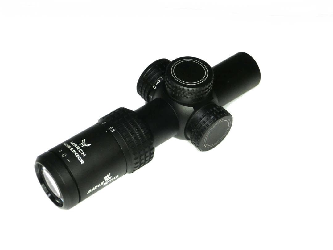 1.5-5.5x20ショートズームスコープ赤緑発光小型コンパクトスコープ新品