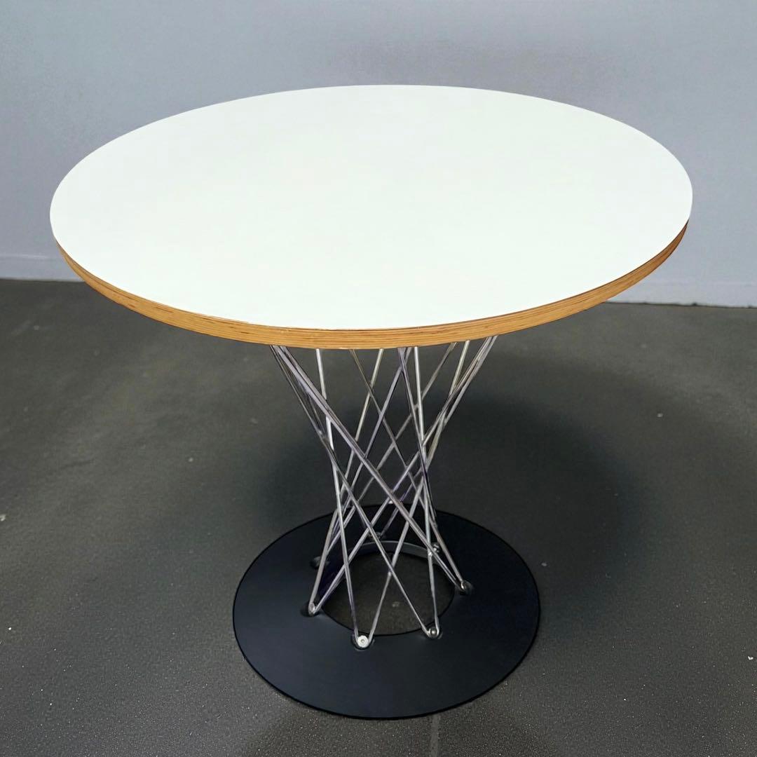 HR857 イサムノグチ サイクロンテーブル 80cm 丸テーブル 白 ウッド