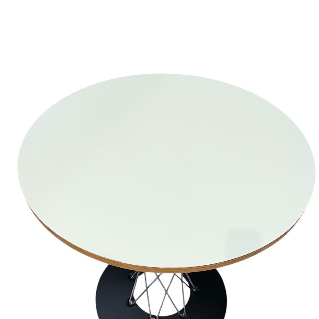 HR857 イサムノグチ サイクロンテーブル 80cm 丸テーブル 白 ウッド