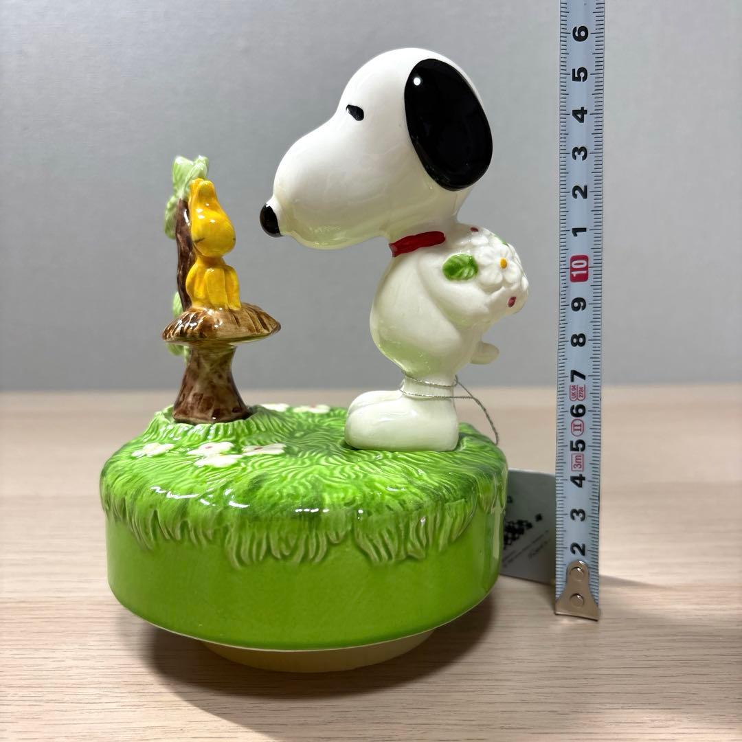 ドッグハウス スヌーピー snoopy オルゴール ビンテージ 陶器 60s