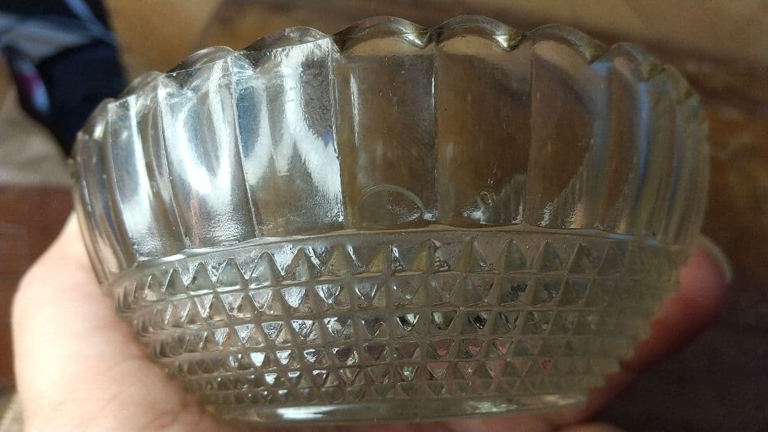 大正8年 大正時代 ガラス器 アンティーク 手仕事 105年前の品