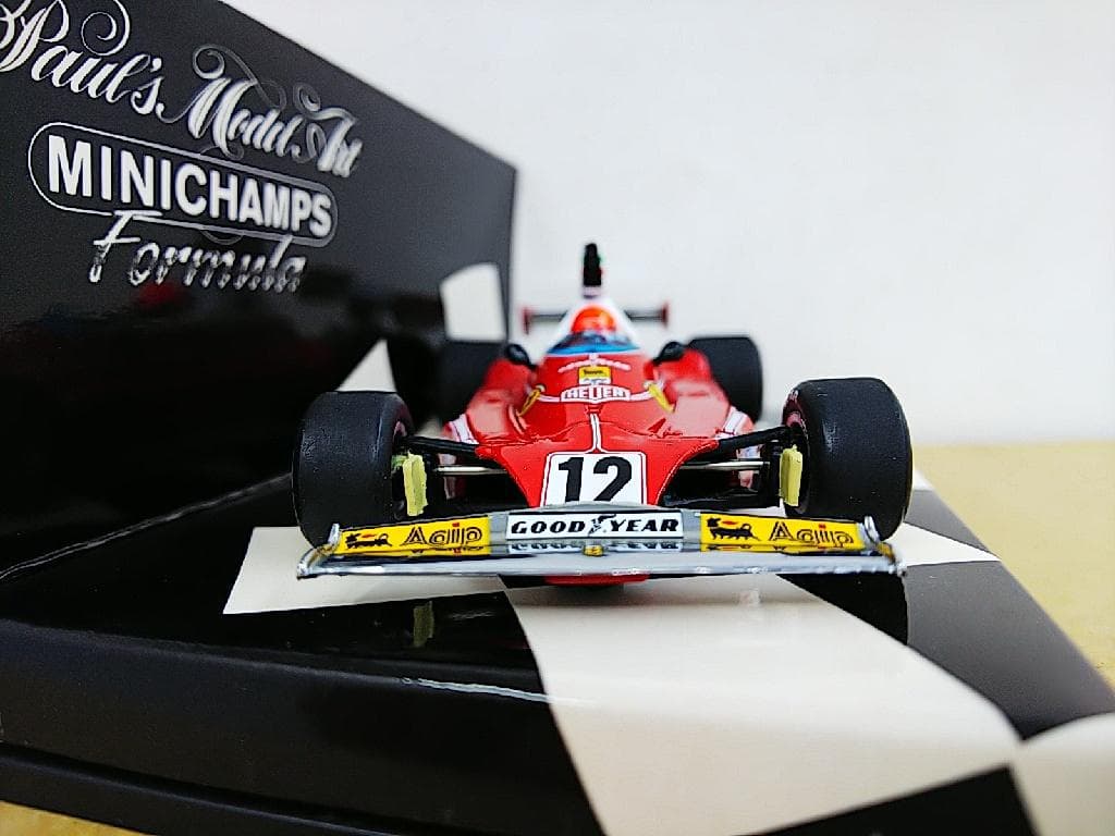 ミニチャンプス 1/43 フェラーリ 312T 1975 ニキ・ラウダ F1 - メルカリ