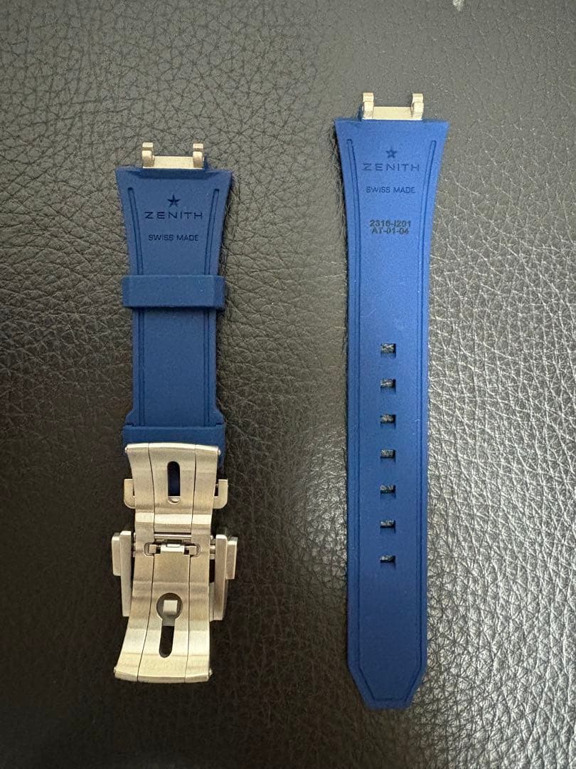 ZENITH / ゼニス デファイ スカイライン ラバーストラップ　バックル付き