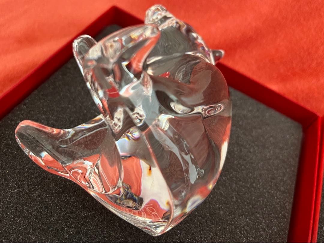 ❤️彫刻家作品❤️BACCARAT LOET クマ親子 動物 フィギュリン - メルカリ