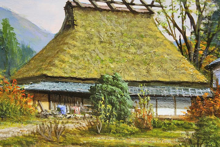 四方道夫【秋閑】 油彩 4号