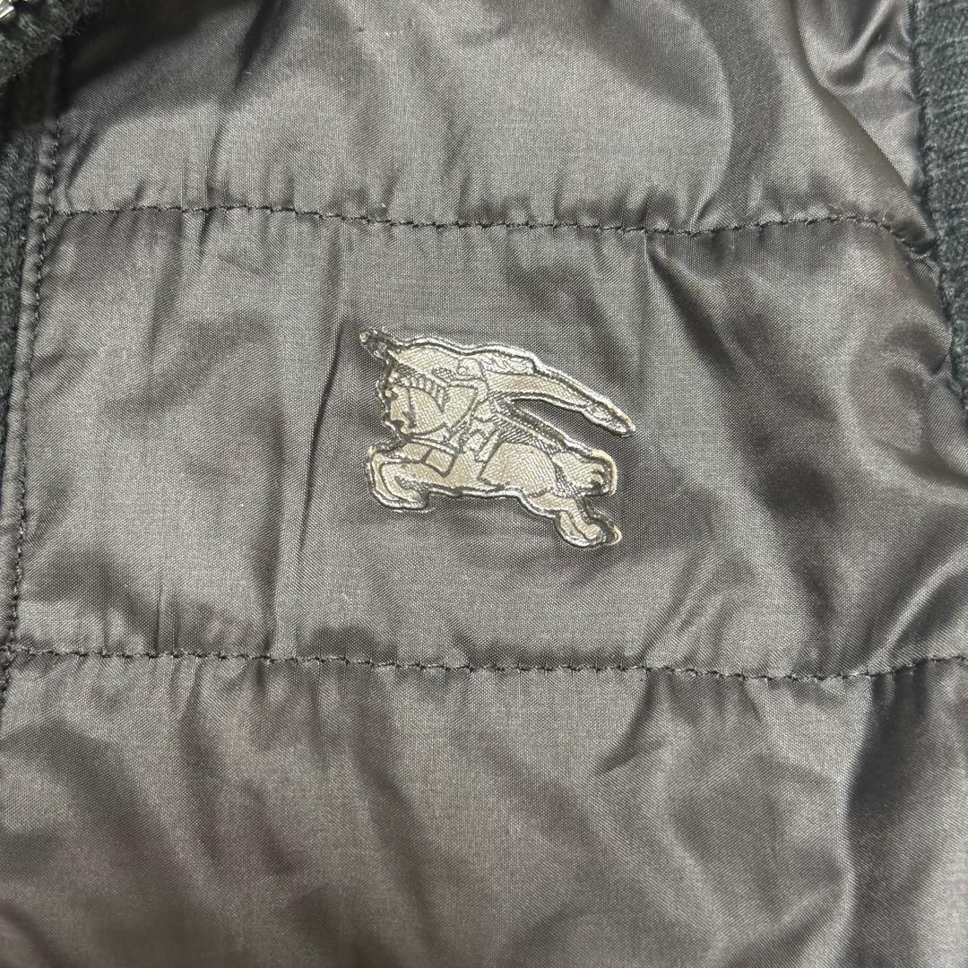BURBERRY GOLF ダウンベスト ニット ブラック ホースロゴ