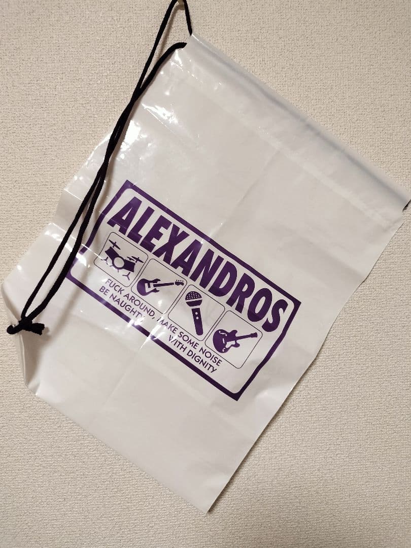 Alexandros] パープル トラックジャケット S ショップバッグ付き