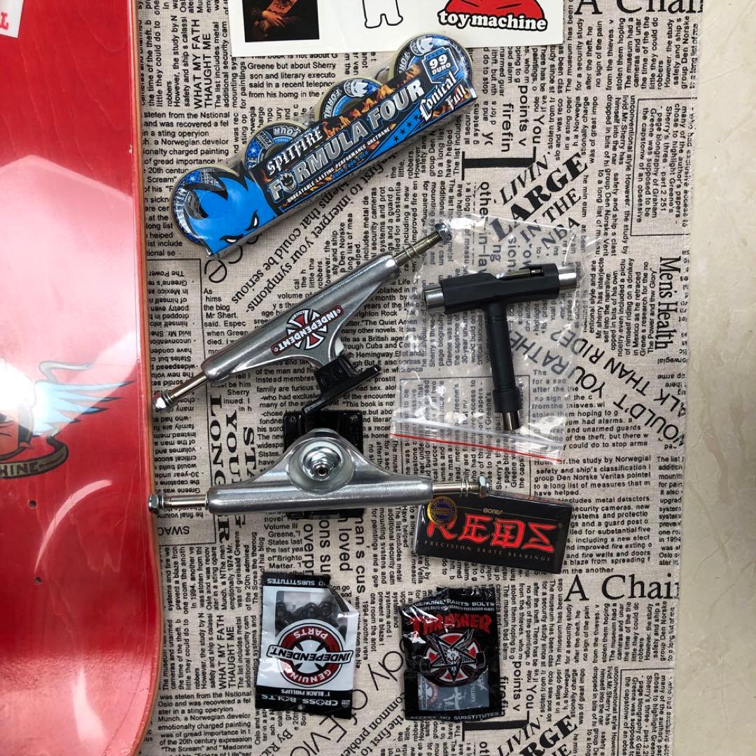 スケボー デッキデッキ セット 8.0 レッド